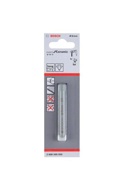 BOSCH Diamantbohrer Expert for Ceramic, 8 mm