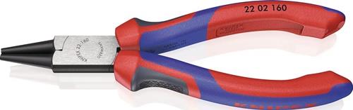 KNIPEX Rundzange L.160mm Kopf pol.Comfort-Griff KNIPEX
