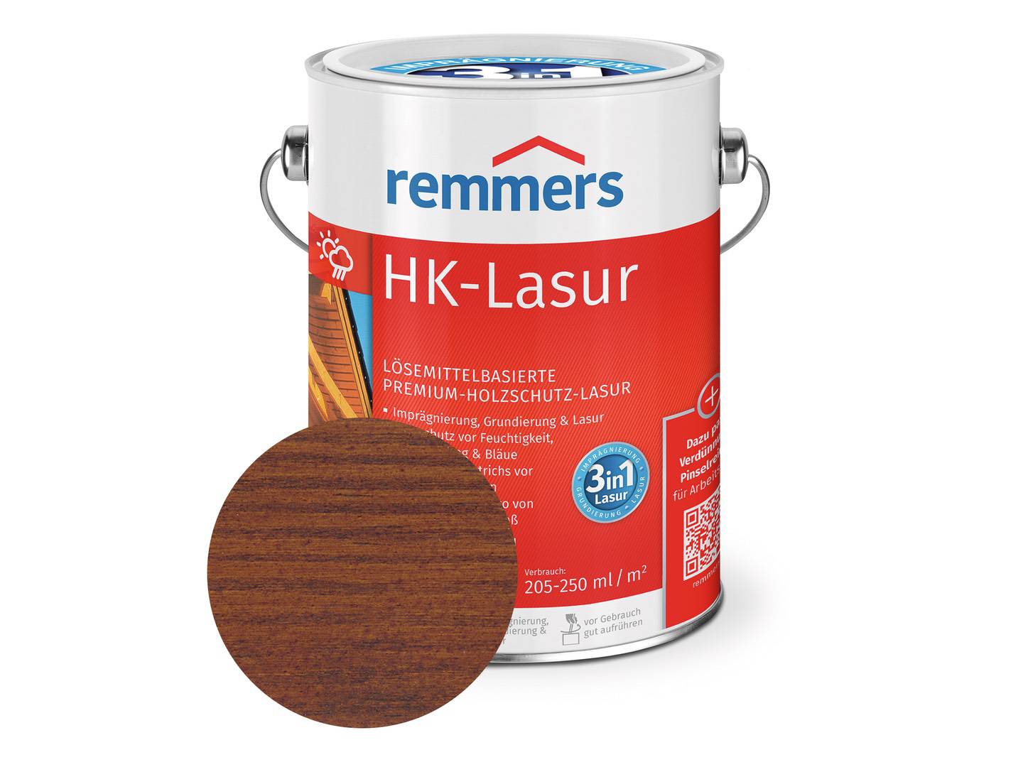 REMMERS HK-Lasur nussbaum (RC-660) 0,75 l