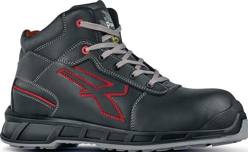 U.POWER Sicherheitsstiefel Sting Gr.42 schwarz-rot S3 CI SRC ESD EN20345 Leder U.POWER