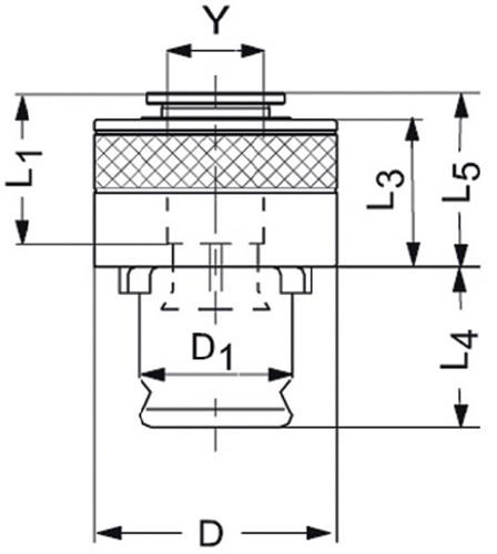 Wilke Schnellwechseleinsatz SES 7mmx5,5mm Gr.1 f.DIN 374/376 M10