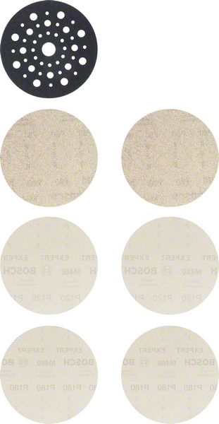 BOSCH EXPERT M480 Starter-Set für Exzenterschleifer, 125 mm, 7-tlg.. Für Exzenterschleifer BOSCH EXPERT M480 Starter-Set für Exzenterschleifer, 125 mm, 7-tlg.. Für Exzenterschleifer
