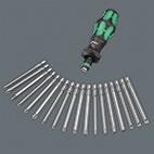 WERA Bitsortiment KK Turbo Imperial 1 19-tlg.Schlitz/PH/TORX®/6Kt./4Kt.WERA