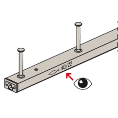 FISCHER Einlegeschiene FES H 40/22 3050 hdg