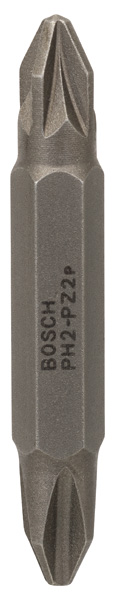 BOSCH Doppelklingenbit, PH2, PZ2, 45 mm