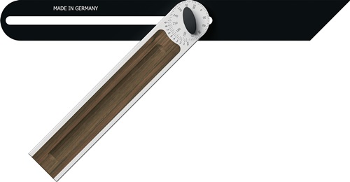 ULMIA Schmiege Alu-Line 505-330 Schienen-L.330mm Alu.m.Nußbaumeinlage ULMIA