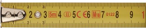 Taschenrollbandmaß L.8m B.25mm mm/cm EG II 2K Automatic TECWERK