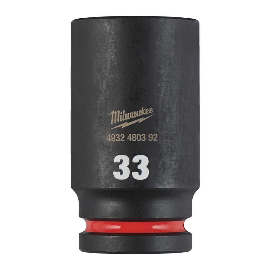 MILWAUKEE 33 x 90 mm SHOCKWAVE Schlagnuss 3/4" lang