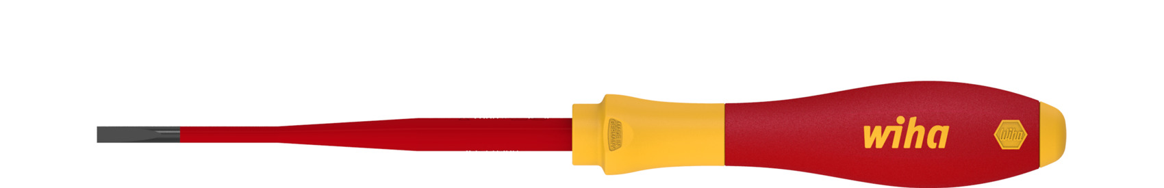 Wiha Schraubendreher SoftFinish® electric slimFix Schlitz 5,5 mm x 125 mm (35391)
