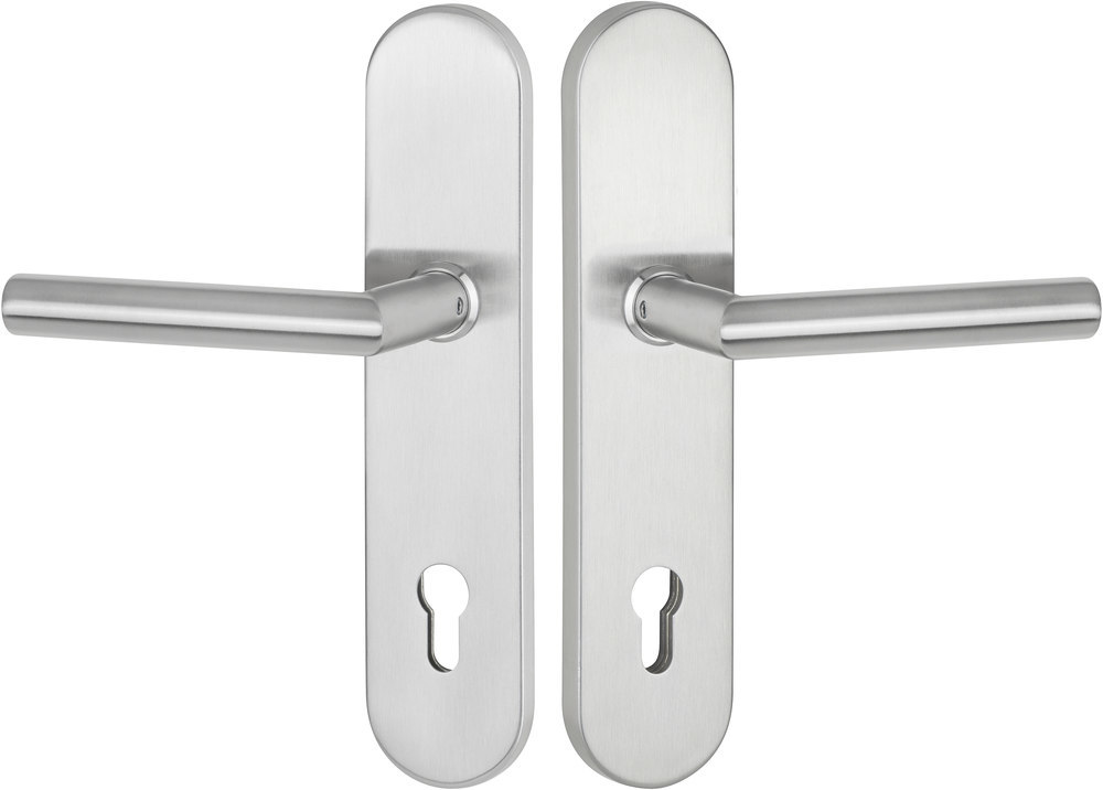 HERMAT Schutz-Drückergarnitur BASIC 02 1802.22Ø/2089.SH, ES 1, Edelstahl