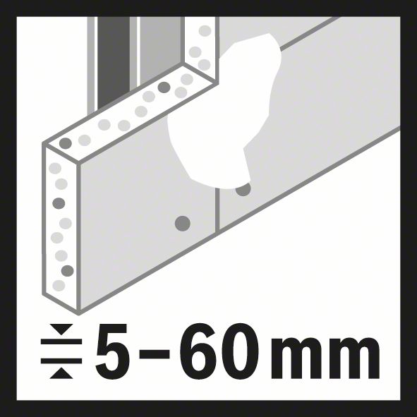 BOSCH Lochsäge Speed for Multi Construction, 109 mm, 4 9/32 Zoll