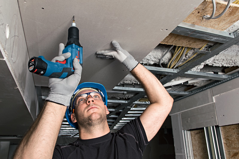 BOSCH Akku-Trockenbauschrauber GTB 12V-11, Solo Version, L-BOXX