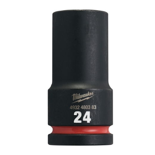 MILWAUKEE 24 x 90 mm SHOCKWAVE Schlagnuss 3/4" lang
