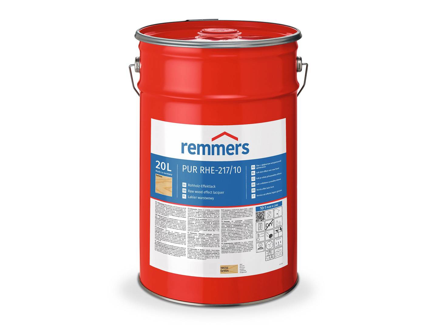 REMMERS PUR RHE-217-Rohholz-Effektlack farblos 20 l