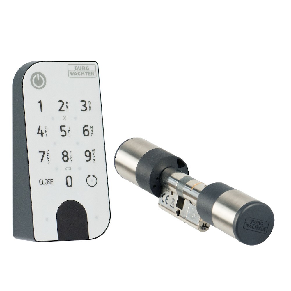BURG-WÄCHTER Elektronisches Schließsystem, ENTRY Home, 5001 PIN, mit Tastatur, weiß, 50010
