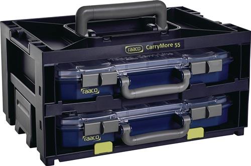 RAACO Sortimentskastentresor CarryMore 55 B386xT278xH195mm 16 je Koffer