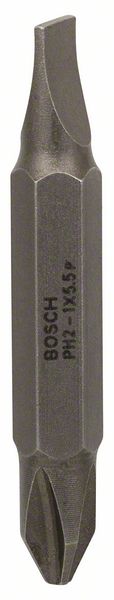 BOSCH Doppelklingenbit, S 1,0 x 5,5, PH2, 45 mm