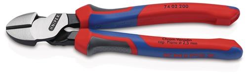 KNIPEX Kraftseitenschneider L.200mm pol.Form 0 Mehrkomp.-Hüllen KNIPEX KNIPEX Kraftseitenschneider L.200mm pol.Form 0 Mehrkomp.-Hüllen KNIPEX