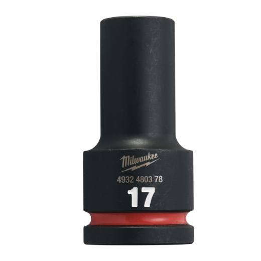 MILWAUKEE 17 x 90 mm SHOCKWAVE Schlagnuss 3/4" lang