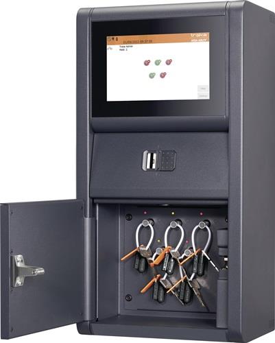 Elektr. Schlüsselschrank V-Touch-Pro H472xB250xT173mm Drehriegelschloss