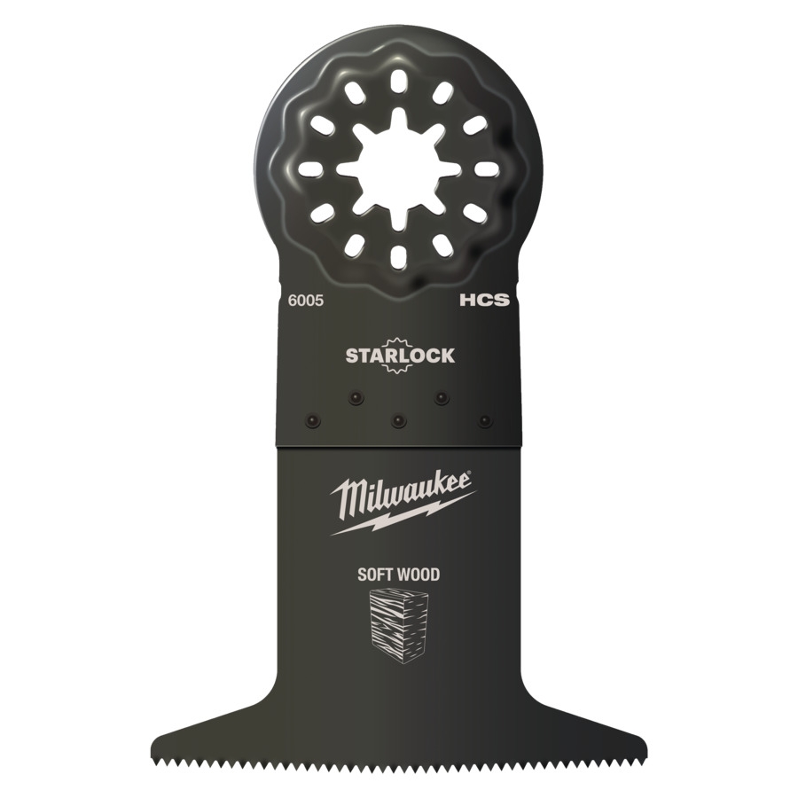 MILWAUKEE 65 x 42 mm Multitool Starlock Tauchsägeblatt für Schnitte in Holz