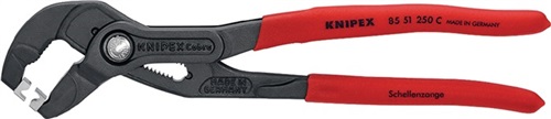 KNIPEX Schlauchschellenzange Gesamt-L.180mm Kopf grau atram.Ku.-Überzug KNIPEX