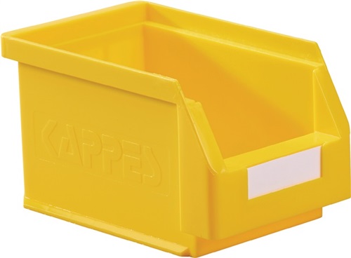 RASTERPLAN Sichtlagerkasten L230xB140xH130mm PE gelb RASTERPLAN