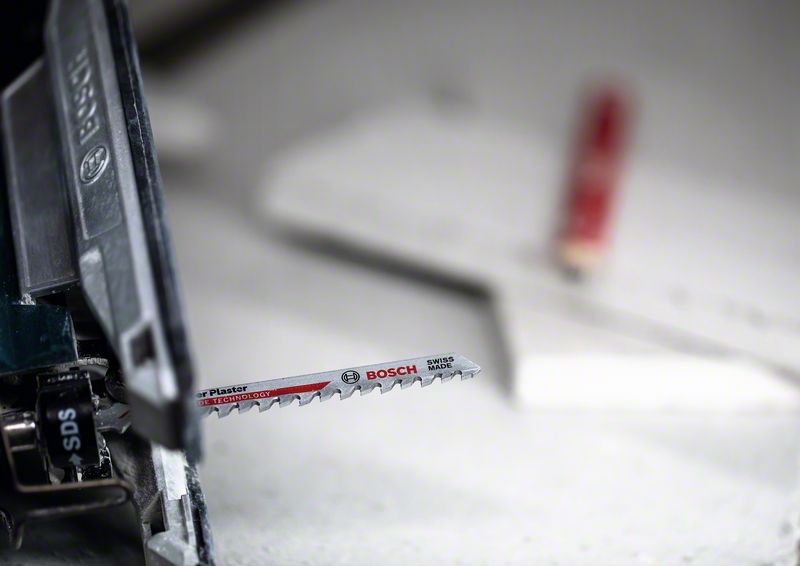BOSCH EXPERT ‘Fiber Plaster’ T 341 HM Stichsägeblatt, 3 Stück. Für Stichsägen