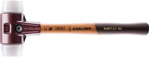HALDER Schonhammer SIMPLEX L.405mm Kopf-D.60mm mittelh.HO Superplastik weiß HALDER