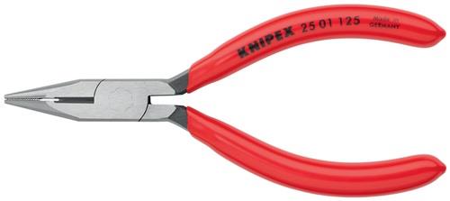 KNIPEX Flachrundzange L.125mm flach/rund ger.pol.Ku.-Überzug KNIPEX