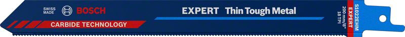 BOSCH EXPERT ‘Thin Tough Metal’ S 1022 EHM Säbelsägeblatt, 1 Stück. Für Säbelsägen