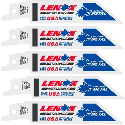 LENOX Säbelsägeblatt L.102mm B.19mm TPI 18 5 St LENOX
