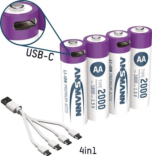 ANSMANN Akkuzelle 1,5V 1800 mAh ANSMANN ANSMANN Akkuzelle 1,5V 1800 mAh ANSMANN