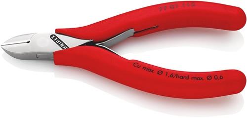 KNIPEX Elektronik-Seitenschneider L.115mm Form 0 Facette ja Ku.-Überzug