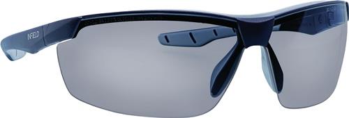INFIELD SAFETY Schutzbrille Flexor Plus EN 166 Fassung:schwarz-türkis Scheibe:grau PC INFIELD