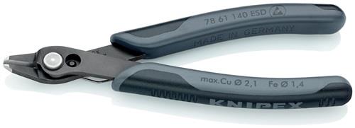 KNIPEX Elektronik-Seitenschneider Super-Knips® L.140mm Facette nein brün.KNIPEX