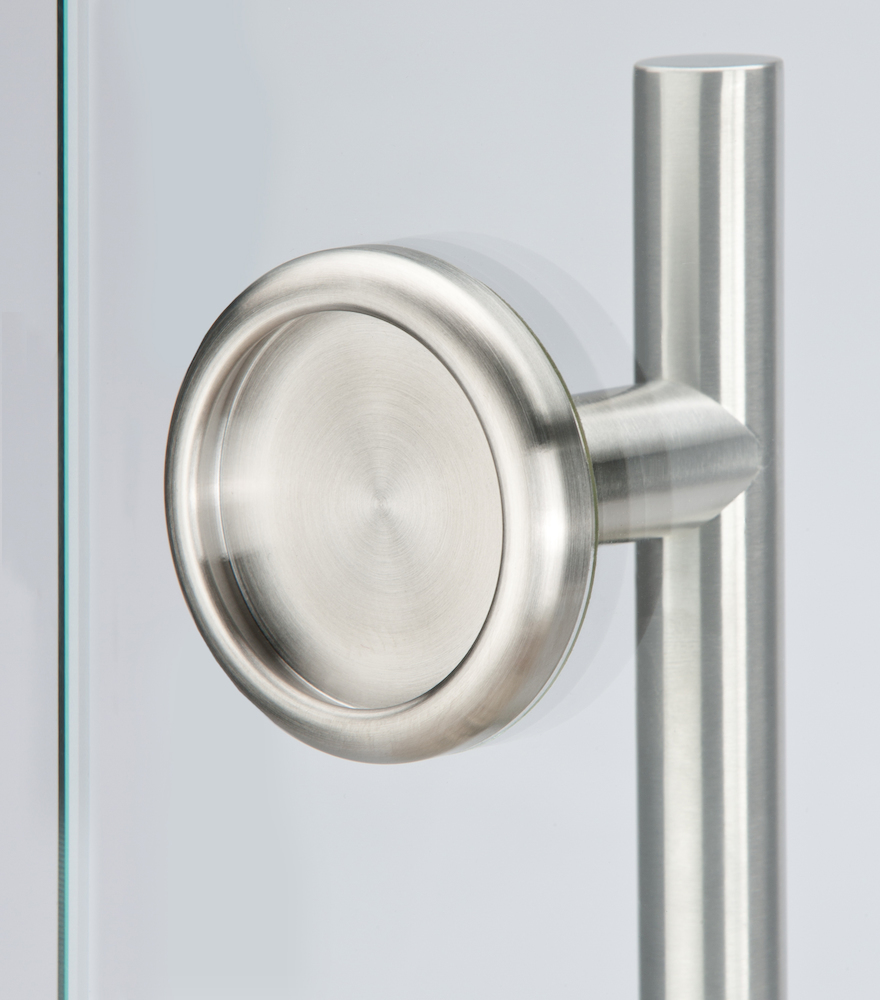 HERMAT Stoßgriff 6406.DUO/SET/8000, Edelstahl