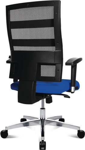 TOPSTAR Bürodrehstuhl m.Punktsynchrontechnik schwarz/blau 450-550mm Trgf.110kg