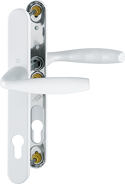 HOPPE® Drückergarnitur mit Schmalschild New York 1810/3346, Aluminium, 3257400