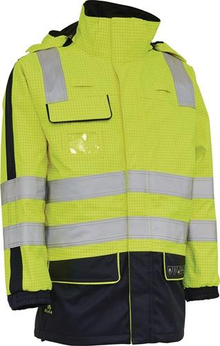Multinorm-Warnschutzparka SECURETECH Gr.XXL gelb/marineblau ELKA RAINWEAR