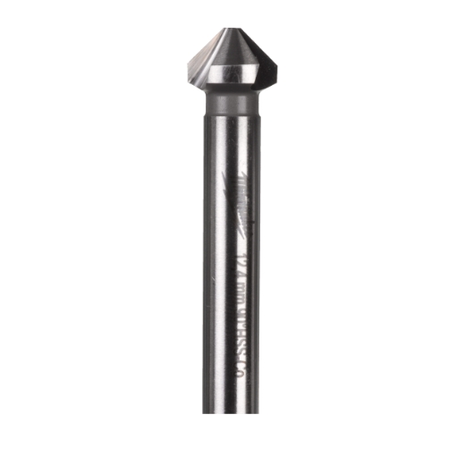 MILWAUKEE 12,4 mm HSS, Senkung M6 HSS-Kegelsenker 90° Rundschaft DIN 335C