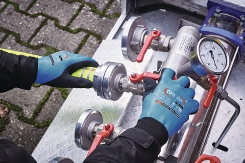 OPTIFLEX Handschuhe Winter Aqua Guard Gr.10 schwarz/blau EN 388,EN 511 PSA II OPTIFLEX