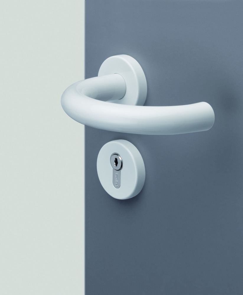 HEWI Drückergarnitur mit Rosetten 111R01.530, VK 8,5 mm, Polyamid