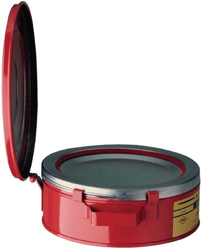 JUSTRITE Tränkbehälter 2,0l Stahlbl.D238xH83mm JUSTRITE