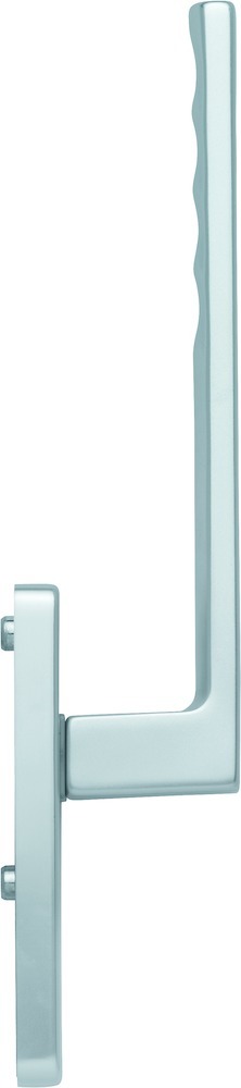 HOPPE® Handhebelgarnitur Toulon HS-0737/419N-AS, ohne Schrauben, Aluminium, 11598669