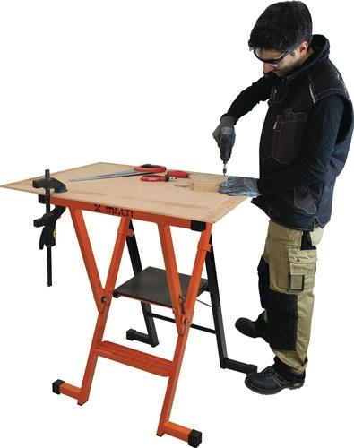 MONDELIN Trittleiter MULTI-X Stufen 2 Plattform-H.470mm MONDELIN