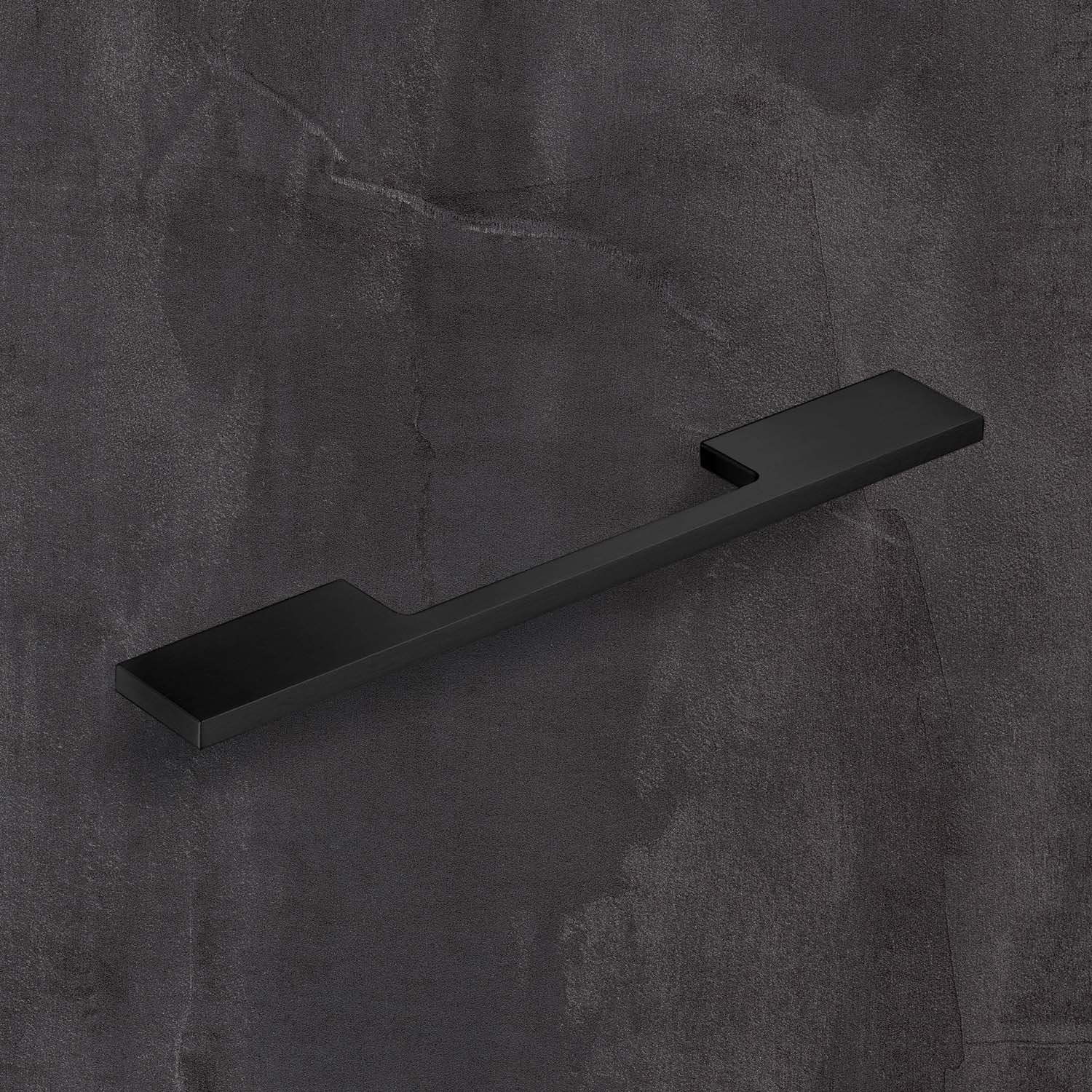 HETTICH Griff Velitra, Bohrabstand 260 / 320 mm, L 372 mm, B 7 mm, H 34 mm, Schwarz matt, 9345462