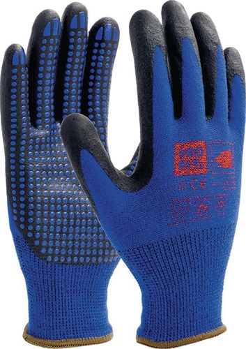 Nitril-Feinstrickhandschuh NI-Thermo Gr.11 blau EN388,EN407,EN511 PSA II PRO FIT