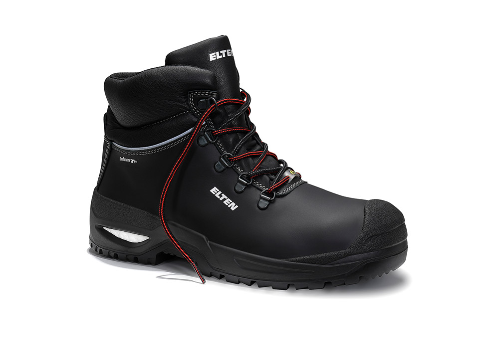 ELTEN Sicherheitsschnürstiefel FRANCESCO XXSG black Mid ESD S3, Gr. 40