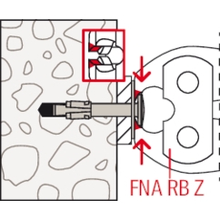 FISCHER Nagelanker FNA II 6x30/30 R RB